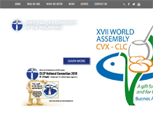 Tablet Screenshot of clcphilippines.org